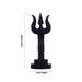 Trishul With Base - 3 x 1 Inches | Karungali Shiva Trishul/ Ebony Soolam for Deity - Deity Accessories