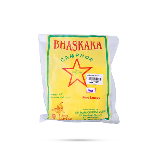 Bhaskara Katti Karpuram - 250 Gms | Camphor/ Kapoor/ Kapur/ Karpooram For Aarti And Pooja - Camphor