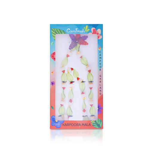 Camfresh Camphor Garland | Kapoor Mala/ Camphor Mala/ Karpura Mala For Temple Offerings And Divine Fragrance - Room Freshener