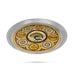 Pooja Plate- 11 Inches | Stainless Steel Thali Plate/ Meenakari Design Puja Plate For Home & Festive Offerings - Pooja Plate & Tray
