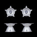 Silver Polish Pooja Thali Set - 7 Pcs | Stainless Steel Pooja Set/ Puja Thali Set For Rituals And Gifting - Pooja Thali Sets