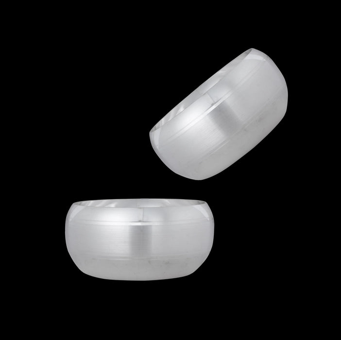 Silver Polish Pooja Thali Set - 6 Pcs | Stainless Steel Pooja Set/ Puja Thali Set/ Dinner Set For Gifting - Pooja Thali Sets