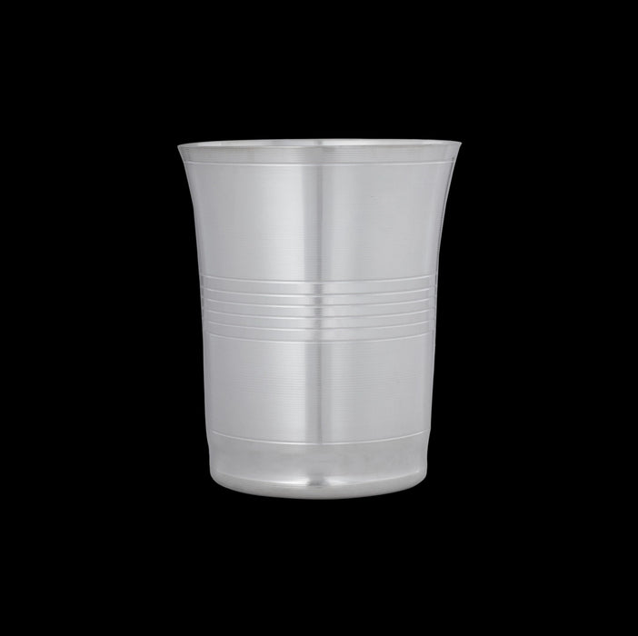 Silver Polish Pooja Thali Set - 6 Pcs | Stainless Steel Pooja Set/ Puja Thali Set/ Dinner Set For Gifting - Pooja Thali Sets