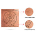 Siva Panchatcharam - 1 X 1 Inch | Tamil Shiva Panchatcharam/ Copper Yantra For Pooja - Maha Meru & Yantra