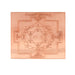 Copper Yantra  - 4 x 4  Inches 19 Gms |  Yantram for Pooja - Maha Meru & Yantra