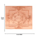 Copper Yantra  - 4 x 4  Inches 19 Gms |  Yantram for Pooja - Maha Meru & Yantra