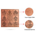 Ashtalakshmi Yantra - 1 X 1 Inch | Ashtalaxmi Yantra/ Copper Yantra For Home - Maha Meru & Yantra