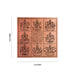 Ashtalakshmi Yantra - 1 X 1 Inch | Ashtalaxmi Yantra/ Copper Yantra For Home - Maha Meru & Yantra
