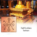 Balipeedam - 3 x 3 Inches | Tamil/ Balipeedame/ Bali Peedam/ Copper Yantra for Pooja - Maha Meru & Yantra