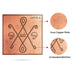 Balipeedam Yantra - 1 x 1 Inch | Tamil/ Balipeedame/ Copper Yantra for Pooja - Maha Meru & Yantra