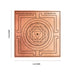 Pratyangira Devi Yantra - 3 x 3 Inches | Pratyangira Yantra/ Copper Yantra for Pooja - Maha Meru & Yantra