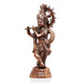 Krishna Murti - 22 x 11 Inches | Copper Idol/ Copper Oxidised Standing Krishna Idol for Pooja/ 1.880 Kgs Approx - Copper Murties