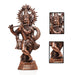 Krishna Murti - 22 x 11 Inches | Copper Idol/ Copper Oxidised Standing Krishna Idol for Pooja/ 1.880 Kgs Approx - Copper Murties