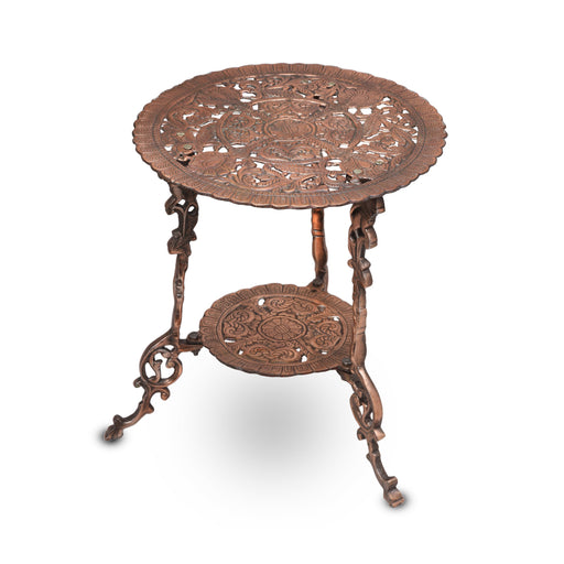 Coffee Table - 16 Inches | Copper Table/ Teapoy Table for Home - Table
