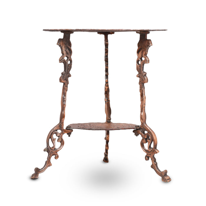Coffee Table - 16 Inches | Copper Table/ Teapoy Table for Home - Table