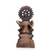 Saraswati Murti - 9.5 x 4.5 Inches | Copper Oxidised Saraswati Idol/ Saraswati Moorti for Pooja/ 470 Gms Approx - Copper Murties