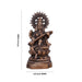 Saraswati Murti - 9.5 x 4.5 Inches | Copper Oxidised Saraswati Idol/ Saraswati Moorti for Pooja/ 470 Gms Approx - Copper Murties