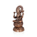 Lakshmi Idol Sitting On Lotus - 24 x 12 Inches | Copper Oxidised Laxmi Idol/ Laxmi Murti for Pooja/ 4.340 Kgs - Copper Murties