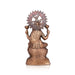 Lakshmi Idol Sitting On Lotus - 24 x 12 Inches | Copper Oxidised Laxmi Idol/ Laxmi Murti for Pooja/ 4.340 Kgs - Copper Murties