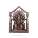 Ganesh Murti With Arch Wall Hanging - 19 x 14 Inches | Copper Oxidised Ganpati Murti Wall Hanger for Home - Wall Hanging