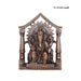 Ganesh Murti With Arch Wall Hanging - 19 x 14 Inches | Copper Oxidised Ganpati Murti Wall Hanger for Home - Wall Hanging