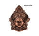 Durga Face Wall Hanging - 10 x 9 Inches | Copper Oxidised Durga Maa Face Wall Hanger for Home Decoration - Wall Hanging