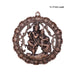 Radha Krishna Murti Wall Hanging - 17 x 17 Inches | Copper Oxidised Radha Krishna Idol Wall Hanger for Home - Wall Hanging