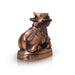 Nandi Statue - 6 x 7 Inches | Copper Idol/ Copper Oxidised Nandhi Statue/ Nandi Idol for Pooja - Copper Murties
