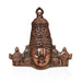 Balaji Idol Wall Hanging - 13 x 14 Inches | Copper Oxidised Perumal Head Statue Wall Hanger for Home/ 780 Gms - Wall Hanging