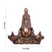 Balaji Idol Wall Hanging - 16 x 16 Inches | Copper Oxidised Perumal Head Statue Wall Hanger for Home/ 940 Gms - Wall Hanging