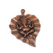 Ganesh Murti - 9 Inches | Copper Idol/ Vinayagar Statue/ Leaf Ganesha for Pooja - Wall Hanging