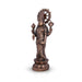 Standing Balaji Murti - 16 x 7 Inches | Copper Oxidised Balaji Idol/ Balaji Statue for Home Decor/ 1.100 Gms - Copper Murties