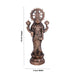 Standing Balaji Murti - 16 x 7 Inches | Copper Oxidised Balaji Idol/ Balaji Statue for Home Decor/ 1.100 Gms - Copper Murties