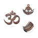 Om Wall Hanging - 16 Inches | Copper Oxidised Om Wall Decor/ Om Symbol Wall Decor - Wall Hanging
