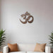 Om Wall Hanging - 16 Inches | Copper Oxidised Om Wall Decor/ Om Symbol Wall Decor - Wall Hanging