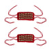 Brass Ghungroo- 7 x 3.5 Inches | 3 Line Ghunghroo/ Velvet Netted Dance Salangai For Classical Dance Practice - Dance Accessories