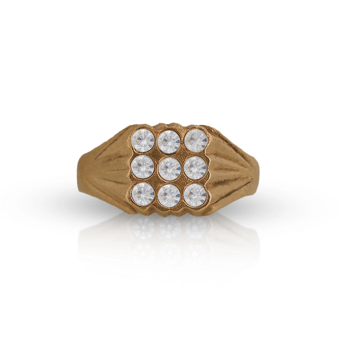 Finger Ring - 1 Inches | Panchaloham Ring/ Stone Ring/ Artificial Jewelry for Men And Women