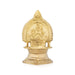 Kanchi Kamatchi Lamp - 6 x 3.5 Inches | Brass Kamakshi Deepam/ Lamp for Pooja - Deity Lamps