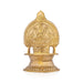 Kamakshi Deepam - 5 x 3 Inches | Brass Kamatchi Vilakku/ Gold Polish Kamakshi Lamp for Pooja/ 275 Gms Approx - Kamakshi Deepam