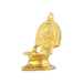 Brass Kamakshi Lamp - 5.5 x 4 Inches | Diya/ Deep/ Gold Polish Kamatchi Vilakku for Home/ 340 Gms Approx - Deity Lamps