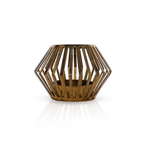 Tealight Candle Holder - 2 x 2.75 Inches | Hexagon Shape T Light Holder/ Candle Light Holder for Home Decoration - Table Stand Accessories