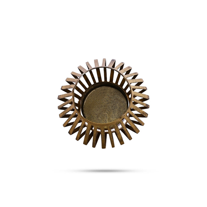 Tealight Candle Holder - 2 x 2.75 Inches | Hexagon Shape T Light Holder/ Candle Light Holder for Home Decoration - Table Stand Accessories