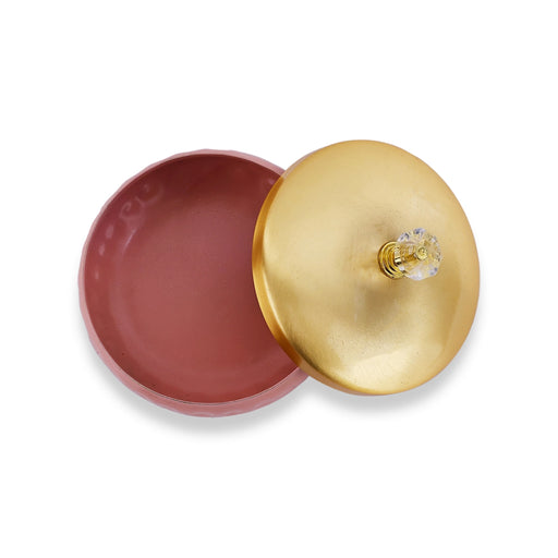 Kumkum Box - 2.75 x 4 Inches | Kumkum Bharani/ Sindoor Pot/ Bowl With Lid for Storage Purpose - Sindoor Box