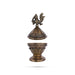 Sambrani Burner With Base - 6.5 x 3.75 Inches | Annam Design Lid Dhoop Dhani/ Dhoopakal for Pooja - Sambrani Stand