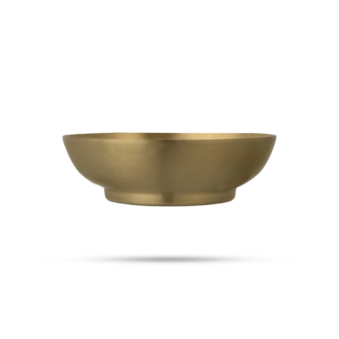 Camphor Diffuser Oil Burner - 3.5 X 3.25 Inches | Brass Mat Polish Aroma Diffuser/ Oil Diffuser For Fragrance