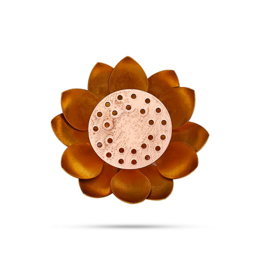 Agarbathi Stand With Base - 2 x 3.75 Inches | Lotus Shape Incense Stick Holder/ Agarbathi Holder for Pooja - Agarbathi Stand