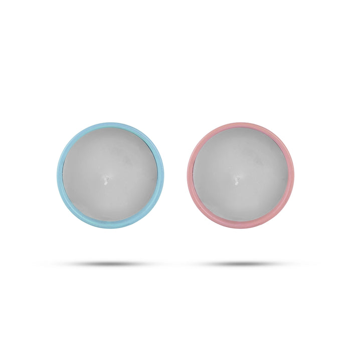 T Light Candle Pair - 2 x 2.5 Inches | Tea Light Candle/ Tea Lights for Home Decoration - Candles