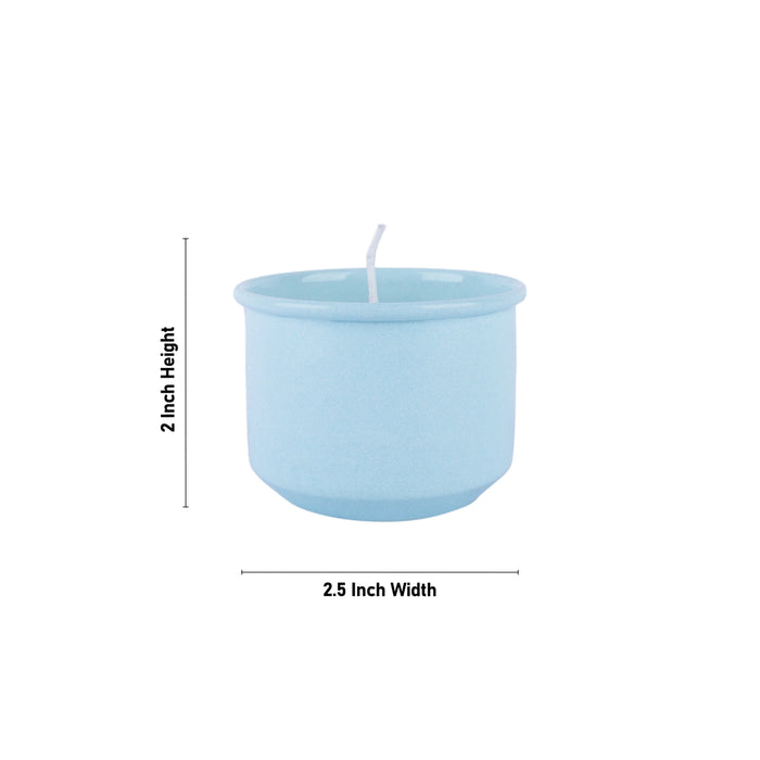 T Light Candle Pair - 2 x 2.5 Inches | Tea Light Candle/ Tea Lights for Home Decoration - Candles