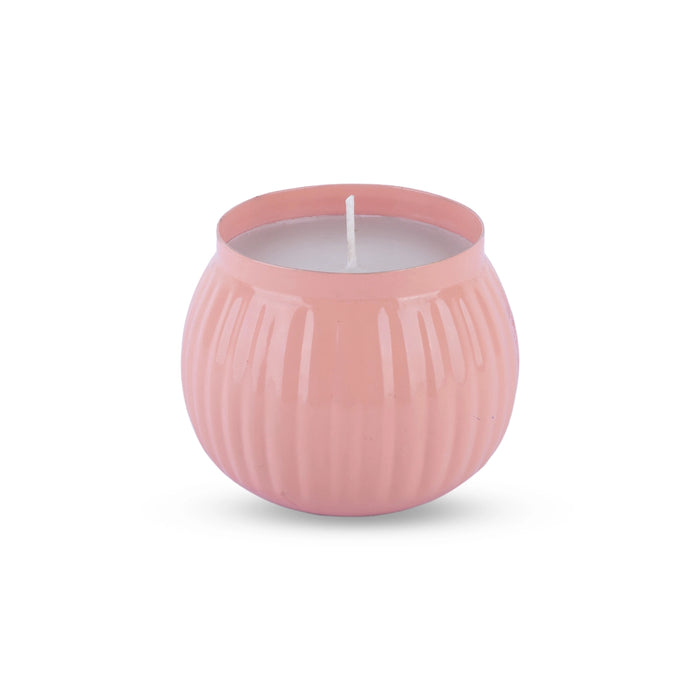 T Light Candle Jar With Lid - 5.5 x 3.5 Inches | Tea Light Candle/ Tea Lights for Home Decoration - Candles