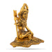 Shiva Statue - 4.5 x 4.5 Inches | Gold Polish Shiv Murti/ Aluminium Shivan Idol for Pooja/ 220 Gms Approx - Gold Polish Murties